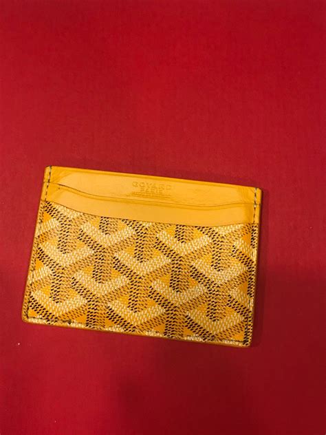 goyard orange yellow black|goyard grailed yellow.